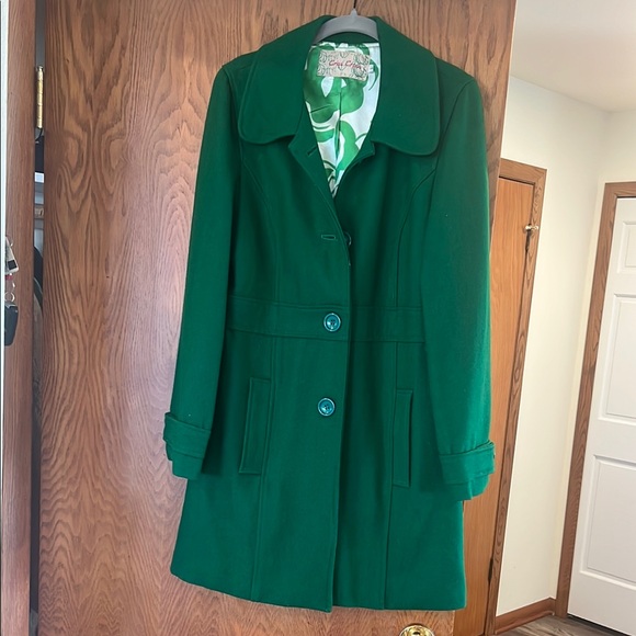 Criss Cross Jackets & Blazers - Green Women's Coat